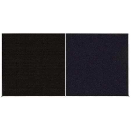 United Visual Products Enclosed Corkboard, 1 Door, 48"x36", 4" Fra UV3416-GOLD-FORBO